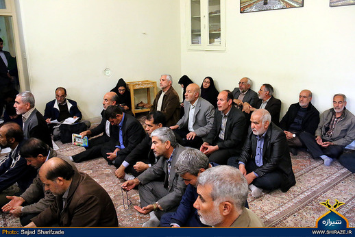 دیدار پیشکسوتان سپاه فجر فارس با آیت الله ایمانی