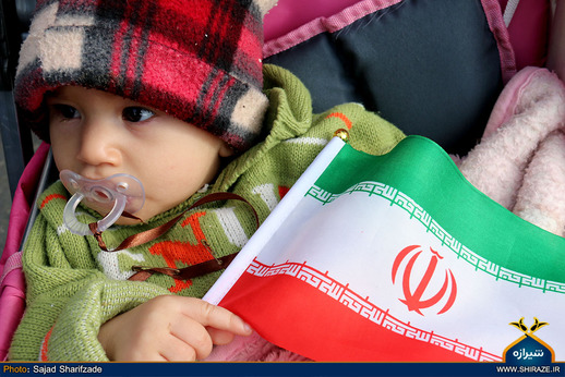 حضور کودکان در مراسم راهپیمایی