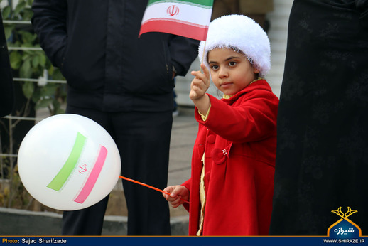 حضور کودکان در مراسم راهپیمایی