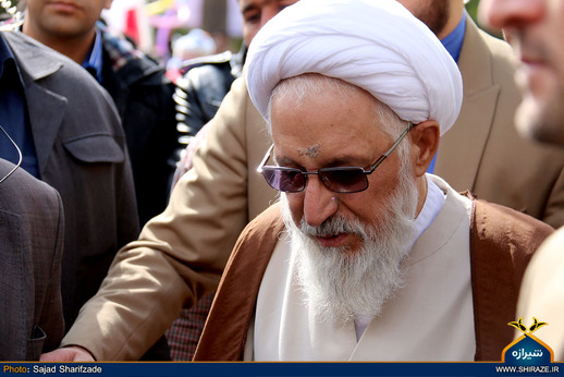حضور آیت الله ایمانی نماینده ولی فقیه در فارس