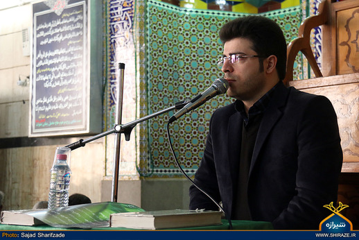 مراسم ختم سومین روز درگذشت همسر آیت الله حدائق در شیراز