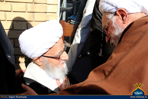 مراسم ختم سومین روز درگذشت همسر آیت الله حدائق در شیراز
