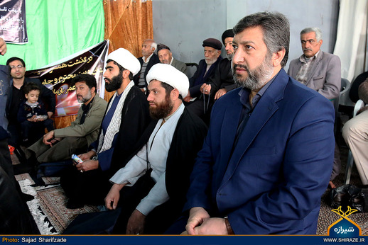 مراسم ختم سومین روز درگذشت همسر آیت الله حدائق در شیراز