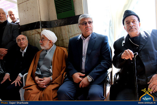 مراسم ختم سومین روز درگذشت همسر آیت الله حدائق در شیراز