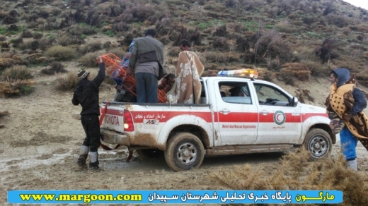 نجات پنج مرودشتی گمشده در کوه های سپیدان