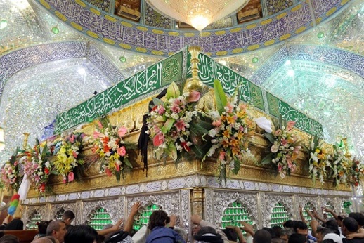 اهداء 17 هزار شاخه گل از سومین حرم اهل بیت(ع) به کربلا