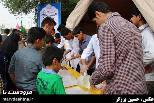 جشن ایام شعبانیه و ایستگاه صلواتی در مرودشت