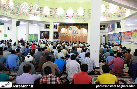 اولین  نماز جمعه ماه مبارک رمضان در شهر مُهـر