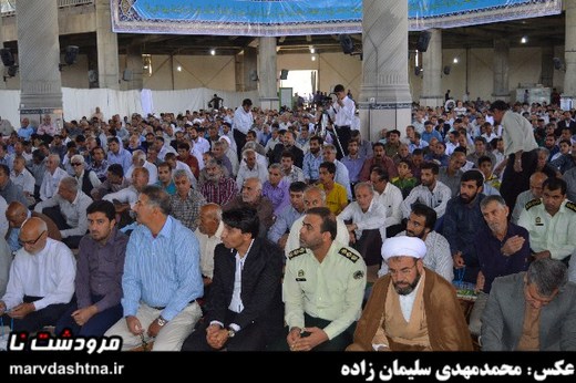 نمازجمعه باشکوه مرودشت در دومین جمعه ماه رمضان