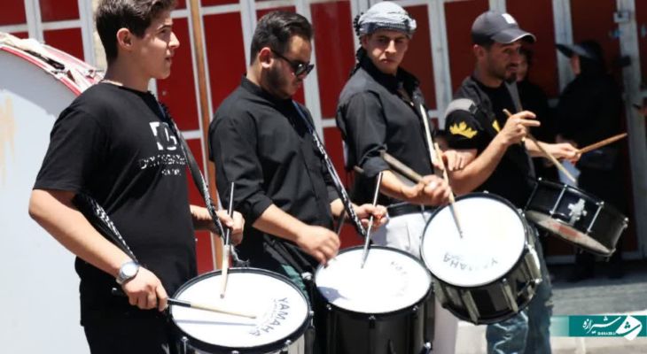 عزاداری روز عاشورای حسینی در شهرک سعدی