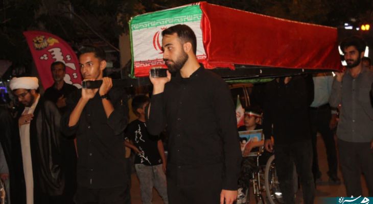 تشییع نمادین پیکر مطهر قائد شهید در بوانات